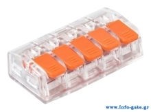 POWERTECH κλέμα σύνδεσης καλωδίων TOOL-0102, 5pin, 10τμχ
