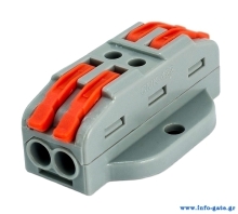 POWERTECH κλέμα σύνδεσης καλωδίων TOOL-0105, 2pin, 10τμχ