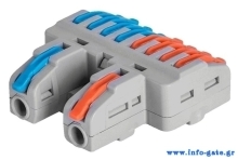 POWERTECH κλέμα σύνδεσης καλωδίων TOOL-0109, 8pin προς 2pin, 5τμχ