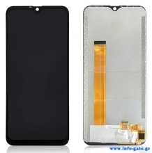 OUKITEL LCD & Touch Panel για OUKITEL C15 Pro, μαύρη