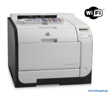 HP used Printer LaserJet M451nw, WiFi, Laser, Color, low toner