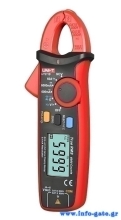 UNI-T μίνι ψηφιακή αμπεροτσιμπίδα UT211B, 60A AC/DC, NCV, True RMS