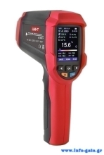 UNI-T θερμόμετρο υπερύθρων UT305C+ με αισθητήρα K, -50 °C έως 2200 °C