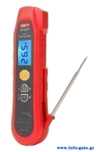 UNI-T ψηφιακό θερμόμετρο 2 in 1 UT320T, -40~300 °C, IP54