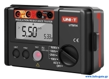 UNI-T Tester μόνωσης UT501A, 100V/250V/500V/1000V