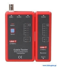 UNI-T tester καλωδίων δικτύου UT681C, RJ45/RJ11/BNC