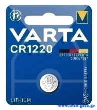 VARTA μπαταρία λιθίου CR1220, 3V, 1τμχ