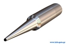 WELLER soldering tip WLTC08IR60, conical, 0.8mm, 3τμχ