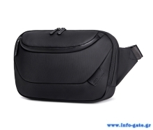 ARCTIC HUNTER τσάντα Crossbody Y00561 με θήκη tablet, 4L, μαύρη