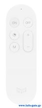 YEELIGHT Bluetooth ασύρματο χειριστήριο YLYK01YL, 5 πλήκτρα, λευκό