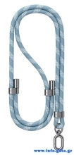 USAMS κορδόνι λαιμού για κινητά ZB316, 160cm, universal, μπλε