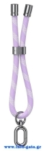 USAMS κορδόνι καρπού για κινητά ZB317, 34cm, universal, μωβ