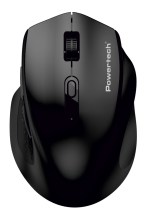 POWERTECH ασύρματο ποντίκι PT-1578, 2.4GHz & Bluetooth, έως 4000DPI, μαύρο