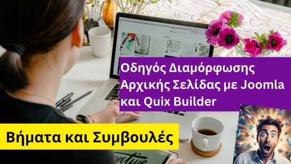 &Omicron;&delta;&eta;&gamma;ό&sigmaf; &Delta;&iota;&alpha;&mu;ό&rho;&phi;&omega;&sigma;&eta;&sigmaf; &Alpha;&rho;&chi;&iota;&kappa;ή&sigmaf; &Sigma;&epsilon;&lambda;ί&delta;&alpha;&sigmaf; &mu;&epsilon; Joomla &kappa;&alpha;&iota; Quix Builder: &Beta;ή&mu;&alpha;&tau;&alpha; &kappa;&alpha;&iota; &Sigma;&upsilon;&mu;&beta;&omicron;&upsilon;&lambda;έ&sigmaf;