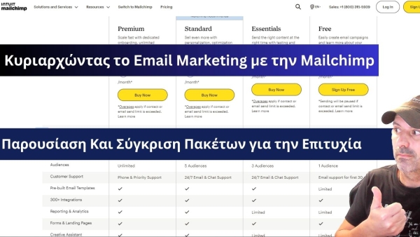 &Kappa;&upsilon;&rho;&iota;&alpha;&rho;&chi;ώ&nu;&tau;&alpha;&sigmaf; &tau;&omicron; Email Marketing &mu;&epsilon; &tau;&eta;&nu; Mailchimp: &Pi;&alpha;&rho;&omicron;&upsilon;&sigma;ί&alpha;&sigma;&eta; &Kappa;&alpha;&iota; &Sigma;ύ&gamma;&kappa;&rho;&iota;&sigma;&eta; &Pi;&alpha;&kappa;έ&tau;&omega;&nu; &gamma;&iota;&alpha; &tau;&eta;&nu; &Epsilon;&pi;&iota;&tau;&upsilon;&chi;ί&alpha;